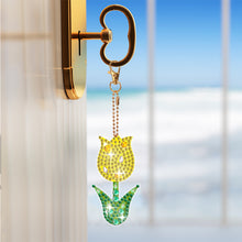 Load image into Gallery viewer, 8Pcs Double Sided Special Shaped Cartoon Diamond Painting Keychain for Beginners