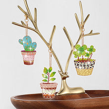 Load image into Gallery viewer, 8Pcs Double Sided Special Shaped Cartoon Diamond Painting Keychain for Beginners