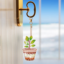 Load image into Gallery viewer, 8Pcs Double Sided Special Shaped Cartoon Diamond Painting Keychain for Beginners