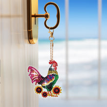 Load image into Gallery viewer, 8Pcs Double Sided Special Shaped Cartoon Diamond Painting Keychain for Beginners