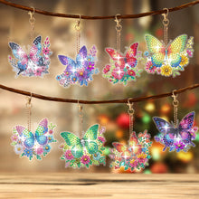 Load image into Gallery viewer, 8Pcs Double Sided Special Shaped Cartoon Diamond Painting Keychain for Beginners