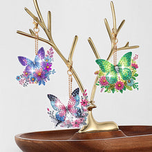 Load image into Gallery viewer, 8Pcs Double Sided Special Shaped Cartoon Diamond Painting Keychain for Beginners