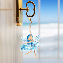 Load image into Gallery viewer, 8Pcs Double Sided Special Shaped Cartoon Diamond Painting Keychain for Beginners