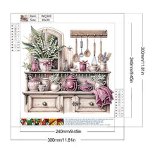 Load image into Gallery viewer, 4pcs Partial Special Diamond Painting Set - Vintage cabinet (30*30CM)