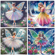 Load image into Gallery viewer, 4pcs Partial Special Diamond Painting Set - Elf girl (30*30CM)