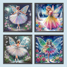 Load image into Gallery viewer, 4pcs Partial Special Diamond Painting Set - Elf girl (30*30CM)