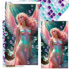 Load image into Gallery viewer, Diamond Painting - Full Round - Pink wing girl (40*70CM)