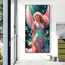 Load image into Gallery viewer, Diamond Painting - Full Round - Pink wing girl (40*70CM)