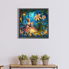 Load image into Gallery viewer, Diamond Painting - Full Round - Lily and girl (40*40CM)