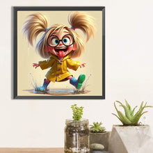 Load image into Gallery viewer, Diamond Painting - Full Square - Funny girl (30*30CM)