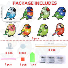 Load image into Gallery viewer, Cartoon Parrot Garden Stake Animal Diamond Art Craft Kits Craft Supplies