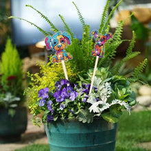 Load image into Gallery viewer, Cartoon Colorful Dog Garden Stake Animal Diamond Art Craft Kits Craft Supplies