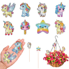 Load image into Gallery viewer, Cartoon Horse Garden Stake Animal Diamond Art Craft Kits Craft Supplies