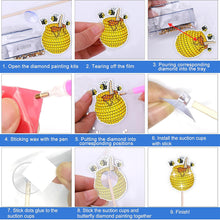 Load image into Gallery viewer, Cartoon Bee Garden Stake Animal Diamond Painting Art Craft Kits Craft Supplies