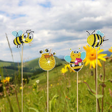 Load image into Gallery viewer, Cartoon Bee Garden Stake Animal Diamond Painting Art Craft Kits Craft Supplies