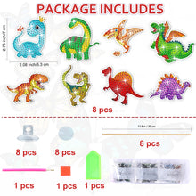 Load image into Gallery viewer, Cartoon Dinosaur Garden Stake Animal Diamond Art Craft Kits Craft Supplies