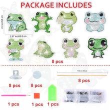 Load image into Gallery viewer, Cartoon Frog Garden Stake Animal Diamond Painting Art Craft Kits Craft Supplies