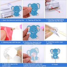 Load image into Gallery viewer, Cartoon Elephant Garden Stake Animal Diamond Art Craft Kits Craft Supplies