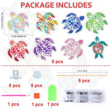 Load image into Gallery viewer, Cartoon Tortoise Garden Stake Animal Diamond Art Craft Kits Craft Supplies
