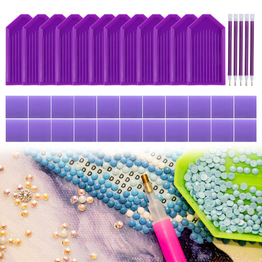 39pcs Diamond Painting Tools Set Diamond Painting Accessories Art Craft Supplies