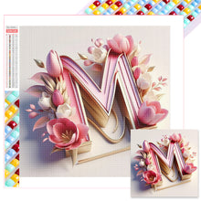 Load image into Gallery viewer, Diamond Painting - Full Square - Letter M (30*30CM)