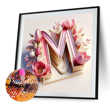 Load image into Gallery viewer, Diamond Painting - Full Square - Letter M (30*30CM)