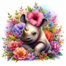 Load image into Gallery viewer, AB Diamond Painting - Full Square - rhino (40*40CM)