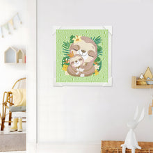 Load image into Gallery viewer, Diamond Painting - Full Crystal - Simple children's painting sloth (15*15CM)