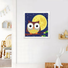 Load image into Gallery viewer, Diamond Painting - Full Crystal - Simple children's painting owl (15*15CM)