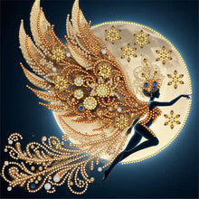 Load image into Gallery viewer, Diamond Painting - Partial Special Shaped - Gold foil fairy (30*30CM)