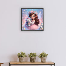 Load image into Gallery viewer, Diamond Painting - Full Round - Unicorn girl (30*30CM)