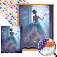 Load image into Gallery viewer, AB Diamond Painting - Full Round - Elegant princess back (50*65CM)