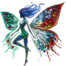 Load image into Gallery viewer, Diamond Painting - Partial Special Shaped - Winged fairy (30*30CM)