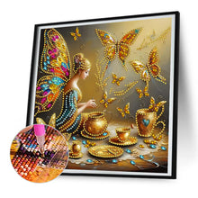 Load image into Gallery viewer, Diamond Painting - Partial Special Shaped - Fairy girl (30*30CM)