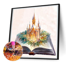 Load image into Gallery viewer, Diamond Painting - Full Round - Castle in the book (30*30CM)