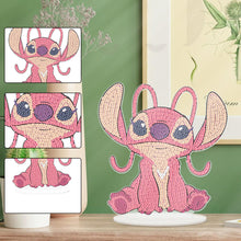 Load image into Gallery viewer, Special Shape Acrylic Cute Stitch Desktop Diamond Art Kits for Home Office Decor