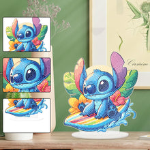 Load image into Gallery viewer, Special Shape Acrylic Cute Stitch Desktop Diamond Art Kits for Home Office Decor