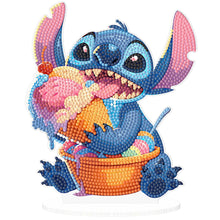 Load image into Gallery viewer, Special Shape Acrylic Cute Stitch Desktop Diamond Art Kits for Home Office Decor