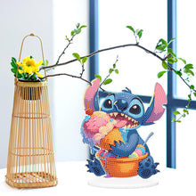 Load image into Gallery viewer, Special Shape Acrylic Cute Stitch Desktop Diamond Art Kits for Home Office Decor