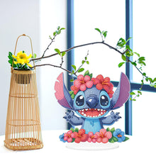 Load image into Gallery viewer, Special Shape Acrylic Cute Stitch Desktop Diamond Art Kits for Home Office Decor