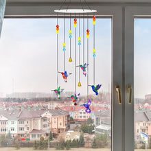 Load image into Gallery viewer, Cartoon Diamond Art Sun Catcher Butterfly DIY Crystal Wind Chime for Wall Decor