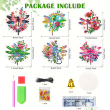 Load image into Gallery viewer, Cartoon Diamond Art Sun Catcher Butterfly DIY Crystal Wind Chime for Wall Decor