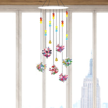 Load image into Gallery viewer, Cartoon Diamond Art Sun Catcher Butterfly DIY Crystal Wind Chime for Wall Decor