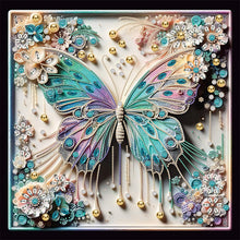 Load image into Gallery viewer, Diamond Painting - Partial Special Shaped - Butterfly (45*45CM)