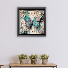Load image into Gallery viewer, Diamond Painting - Partial Special Shaped - Butterfly (45*45CM)