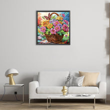 Load image into Gallery viewer, Diamond Painting - Partial Special Shaped - Flower basket (40*40CM)