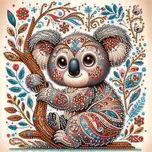 Load image into Gallery viewer, Diamond Painting - Partial Special Shaped - Koala (30*30CM)