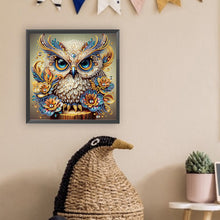 Load image into Gallery viewer, Diamond Painting - Partial Special Shaped - Owl (30*30CM)