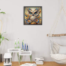 Load image into Gallery viewer, Diamond Painting - Partial Special Shaped - Owl (30*30CM)