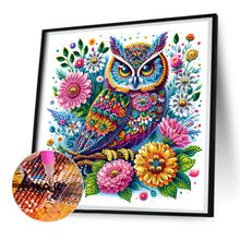 Load image into Gallery viewer, Diamond Painting - Partial Special Shaped - Owl (30*30CM)